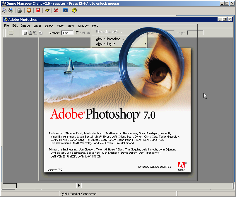 [ARWINSS-13] Photoshop 7.0's about window contains unnecessary border